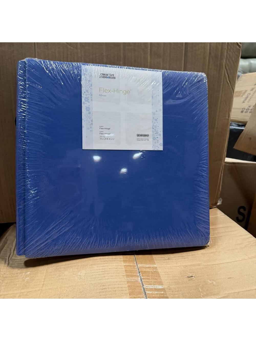 Creative Memories Flex-Hinge 12x12 Blue Scrapbook Album - New in Package